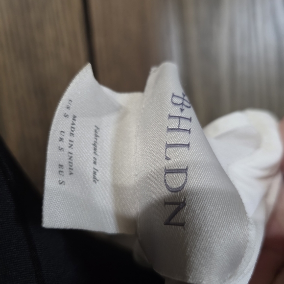 BHLDN White Mini Dress with Silver Accents - Picture 3 of 4